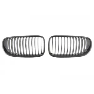 Black matte kidney grilles suitable for BMW 3 Series E92 coupe, E93 convertible 2010-2013