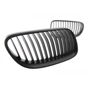 Black matte kidney grilles suitable for BMW 3 Series E92 coupe, E93 convertible 2010-2013