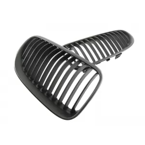 Black matte kidney grilles suitable for BMW 3 Series E92 coupe, E93 convertible 2010-2013