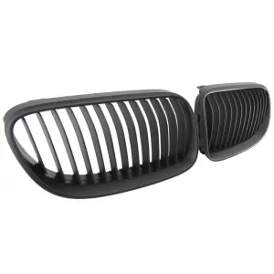 Black matte kidney grilles suitable for BMW 3 Series E92 coupe, E93 convertible 2010-2013