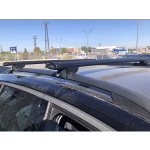 Aerodynamic aluminum roof bars suitable for Farad 110 black