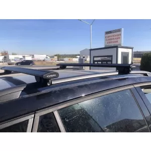 Aerodynamic aluminum roof bars suitable for Farad 110 black