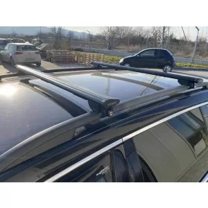 Aerodynamic aluminum roof bars suitable for Farad 110 black
