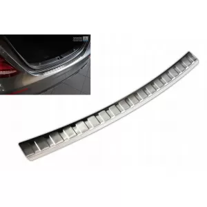 image-15-Avisa rear bumper protector suitable for Mercedes E-Class W213 sedan 2016-2020, chrome