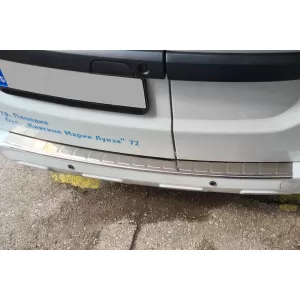 Avisa hátsó lökhárító védő Dacia Dokker 2012-2017, 2017 utáni modellekhez, króm-image-6129489