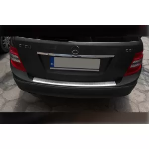 Avisa rear bumper protector suitable for Mercedes C-Class W204 estate, AMG 2007-2011, chrome