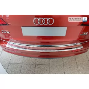 Avisa rear bumper protector suitable for Audi Q5 2016-2020, after 2020, SQ5 after 2013, chrome
