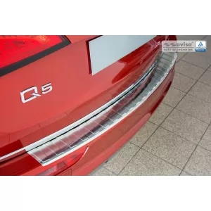 Avisa rear bumper protector suitable for Audi Q5 2016-2020, after 2020, SQ5 after 2013, chrome