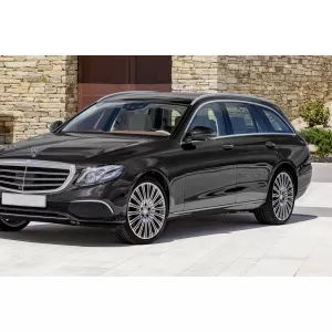 Avisa rear bumper protector suitable for Mercedes E-Class W213 estate after 2019, chrome