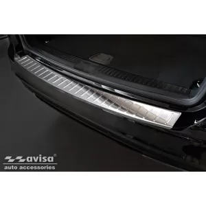 Avisa rear bumper protector suitable for Mercedes C-Class W205 estate 2014-2021, chrome