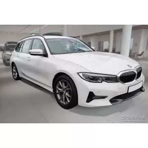 Avisa rear bumper protector suitable for BMW 3 Series G21 Touring 2018-2022, chrome