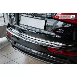 Avisa rear bumper protector suitable for Audi Q5 2008-2016, SQ5 after 2013, chrome