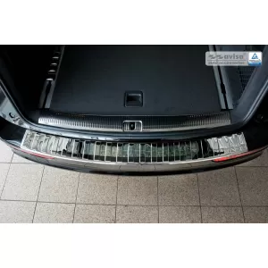 Avisa rear bumper protector suitable for Audi Q5 2008-2016, SQ5 after 2013, chrome