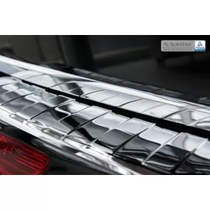 Avisa rear bumper protector suitable for Audi Q5 2008-2016, SQ5 after 2013, chrome