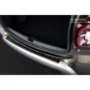 Avisa rear bumper protector suitable for Dacia Duster 2017-2021, after 2021, black lacquer