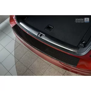 Avisa Heckstoßstangenprotektor geeignet für Audi Q5 2006-2017, Carbonfarbe-image-6129772