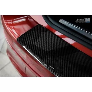 Avisa Heckstoßstangenprotektor geeignet für Audi Q5 2006-2017, Carbonfarbe-image-6129775