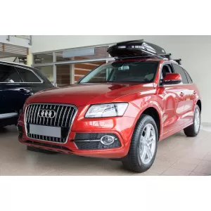 Avisa Heckstoßstangenprotektor geeignet für Audi Q5 2006-2017, Carbonfarbe-image-6129776