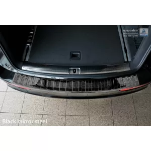 Avisa rear bumper protector suitable for Audi Q5 2008-2012, SQ5 after 2013, black lacquer