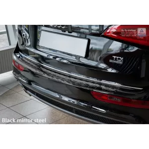 Avisa rear bumper protector suitable for Audi Q5 2008-2012, SQ5 after 2013, black lacquer