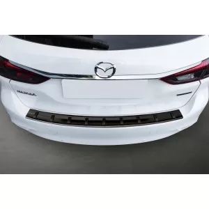 Reinforced Avisa protector suitable for rear bumper of Mazda 6 estate 2012-2018, after 2018, black