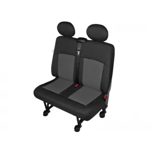 Kegel Apollo series upholstery suitable for front double seat, black with gray