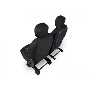 Kegel Tailor Made upholstery suitable for two individual seats on Peugeot Partner, Citroen Berlingo 2008-2019, black with pattern
