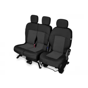 image-16-Kegel méretpontos üléshuzat szimpla + dupla üléshez, Peugeot Partner, Citroen Berlingo 2008-2019, fekete mintás