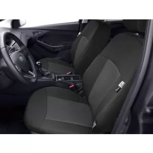 Kegel upholstery suitable for two single front seats of Ford Focus 2003-2014, black with pattern
