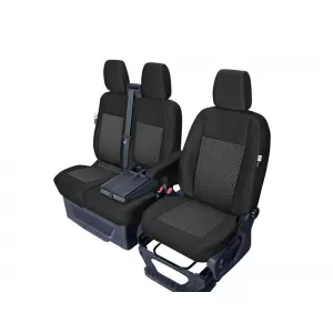 Kegel Tailor Made üléshuzat Ford Transit (2014-től) szimpla + dupla üléshez, fekete mintás-image-6130248