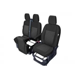 Kegel Tailor Made üléshuzat Ford Transit (2014-től) szimpla + dupla üléshez, fekete mintás-image-6130249