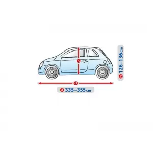 Kegel Basic garage cover size S3 gray suitable for hatchback