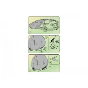 Kegel Basic garage cover size S3 gray suitable for hatchback