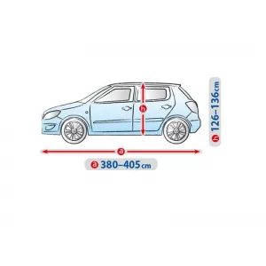 Kegel Basic garage cover size M2 gray, suitable for hatchback