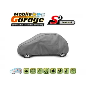 Kegel Mobile series cover size S3 gray suitable for hatchback, 335-355x126-136cm