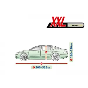 Kegel Mobile series cover size XXL gray suitable for sedan