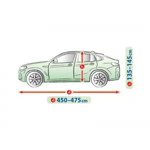 Kegel Mobile series cover size L gray suitable for SUV Coupe