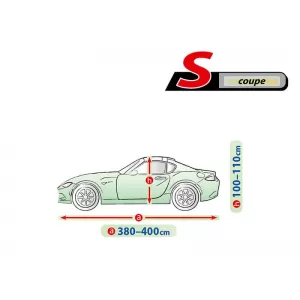 Kegel Mobile series cover size S gray suitable for Coupe, 380-400x100-110cm