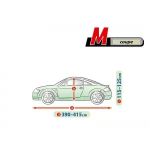 Kegel Mobile series cover size M gray suitable for Coupe, 390-415x115-125cm