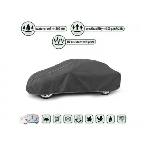 Kegel Optimal Garage sorozat autótakaró ponyva, L-es méret, grafit szín, szedánhoz-image-6130930