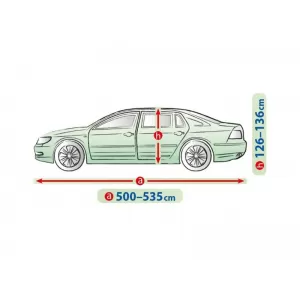 Kegel Perfect series cover size XXL blue suitable for Sedan