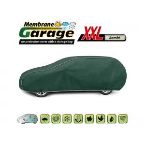 Kegel Membrane Garage cover size XXL green for station wagon, 485-505x127-137cm