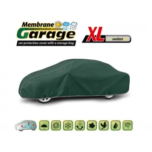 Kegel cover Membrane Garage series size XL green suitable for sedan 472-500x126-136cm