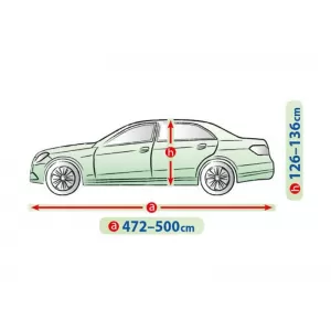 Kegel cover Membrane Garage series size XL green suitable for sedan 472-500x126-136cm