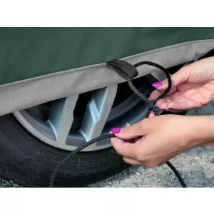 Kegel cover Membrane Garage series size XL green suitable for sedan 472-500x126-136cm