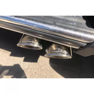 AMG style exhaust tips suitable for Mercedes G-Class W463 1989-2018 chrome