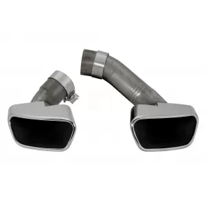 Chrome exhaust tips suitable for BMW X5 F15 2013-2018, X6 F16 2014-2019