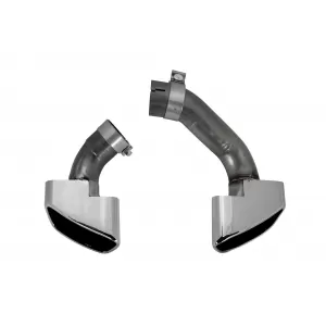 Chrome exhaust tips suitable for BMW X5 F15 2013-2018, X6 F16 2014-2019