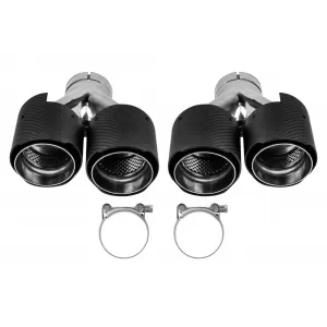 image-24-Akrapovic típusú kipufogóvég szett karbon borítással, bal és jobb
