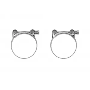AutoPro universal chrome double exhaust tips set, left and right